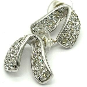 Swarovski Vintage SAL Silver Pave Earrings